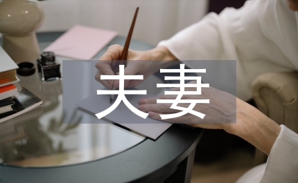 夫妻財產制度修改探討論文